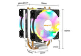 Cooler Universal para CPU Adgrees – Intel e AMD | PWM 4 Pin | Compatível com LGA e AM4/AM5