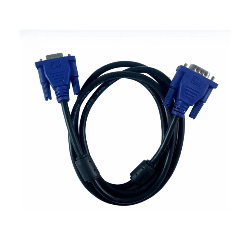 Cabo VGA de 1.5 Metro com Filtro: Conexão de Alta Qualidade para Monitores e Projetores! - UpgradeJá