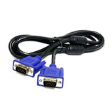 Cabo VGA de 1.5 Metro com Filtro: Conexão de Alta Qualidade para Monitores e Projetores! - UpgradeJá