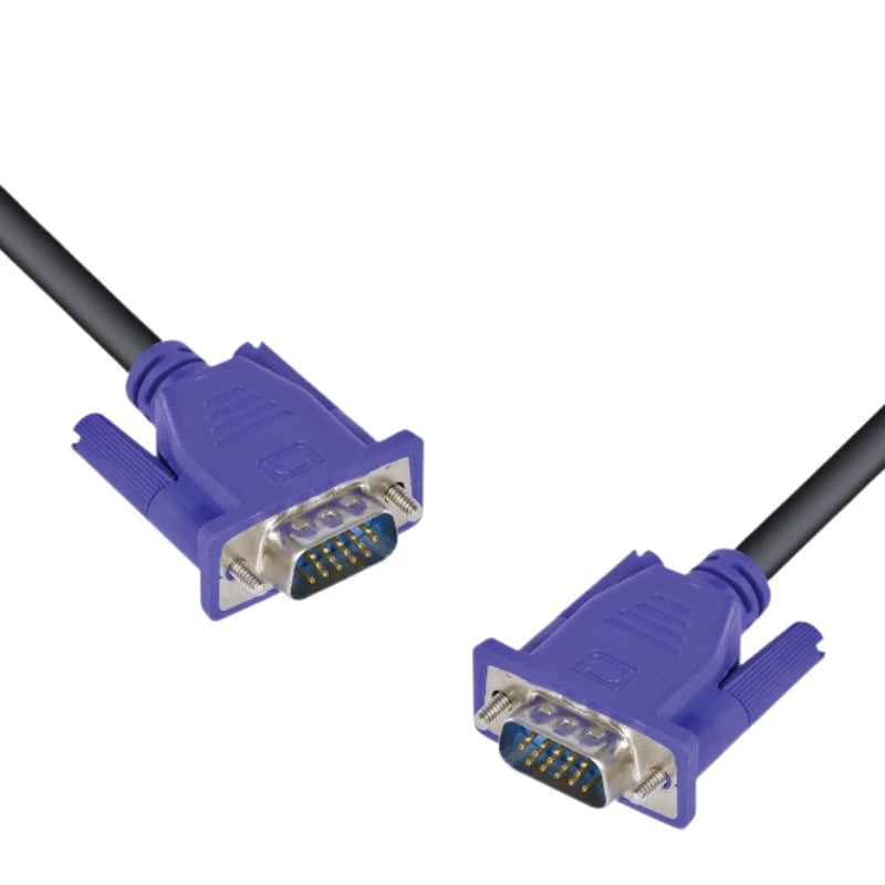 Cabo VGA de 1.5 Metro com Filtro: Conexão de Alta Qualidade para Monitores e Projetores! - UpgradeJá