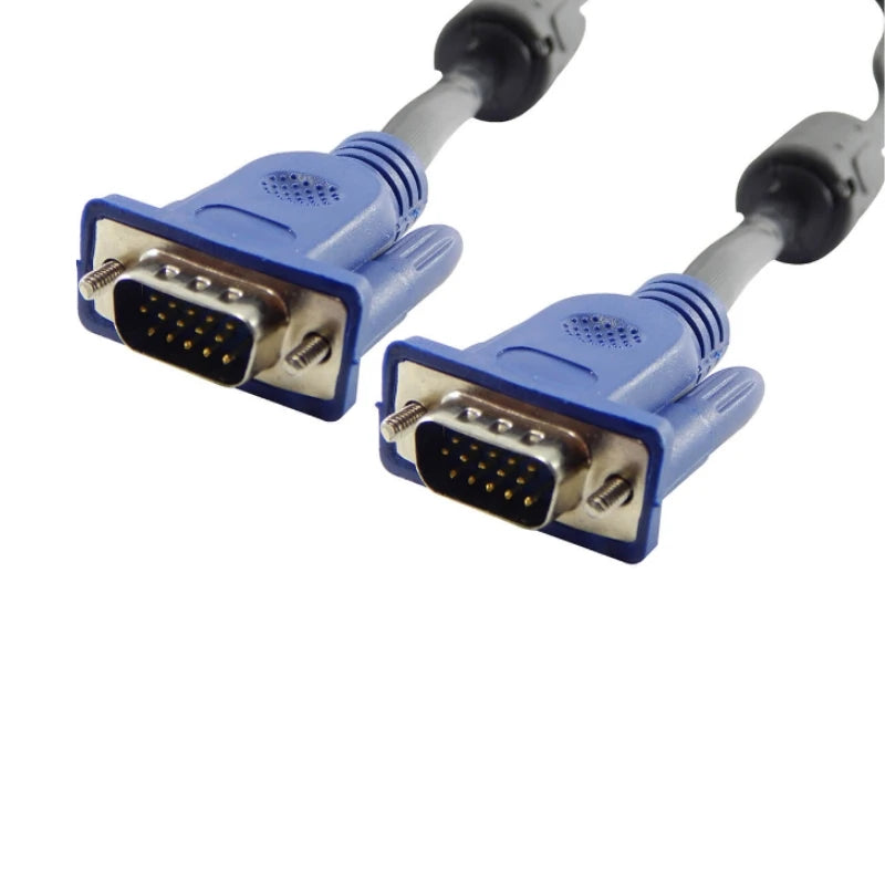 Cabo VGA de 1.5 Metro com Filtro: Conexão de Alta Qualidade para Monitores e Projetores! - UpgradeJá