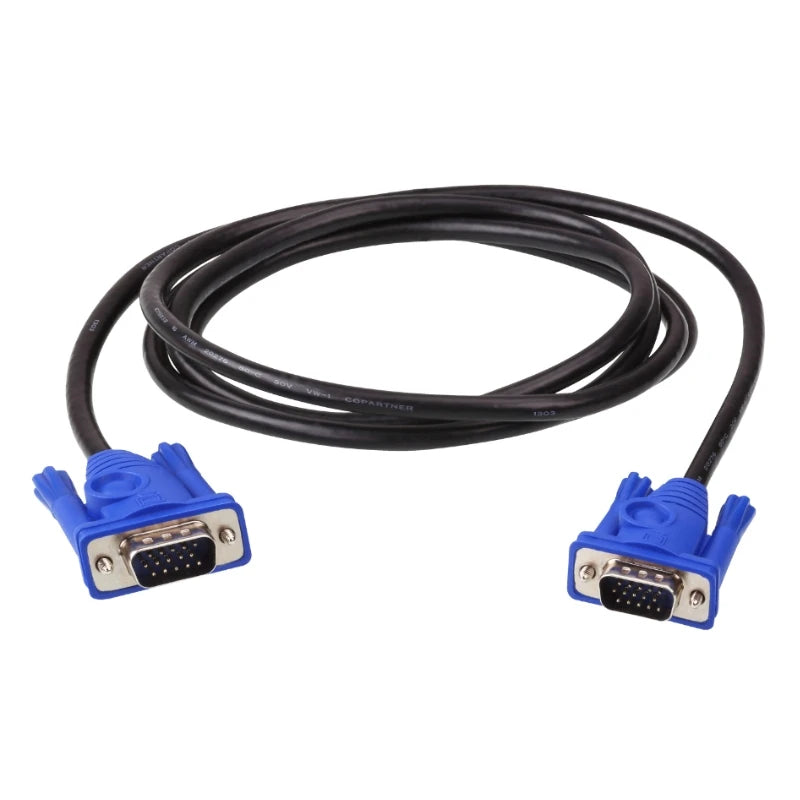 Cabo VGA de 1.5 Metro com Filtro: Conexão de Alta Qualidade para Monitores e Projetores! - UpgradeJá