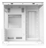 Gabinete Gamer Clanm Grodd Vidro Temperado Rgb Atx Branco