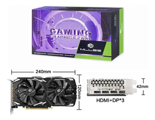 Placa de Vídeo AMD  RX 580 8GB GDDR5 MLLSE