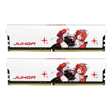Memória RAM JUHOR DDR4 Gaming | 8GB/16GB (3200MHz/3600MHz) com Dissipador Branco - UpgradeJá