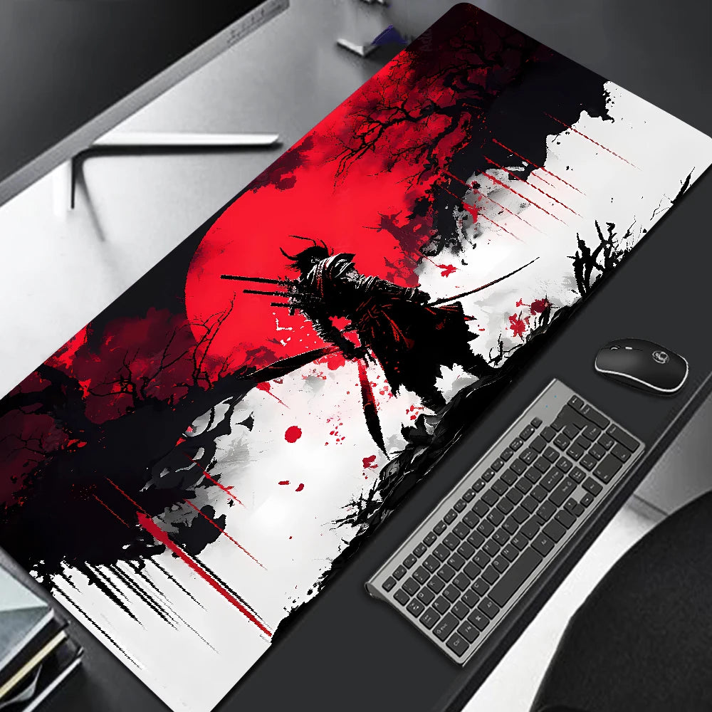 Mousepad Gamer com Estampa de Samurai - UpgradeJá