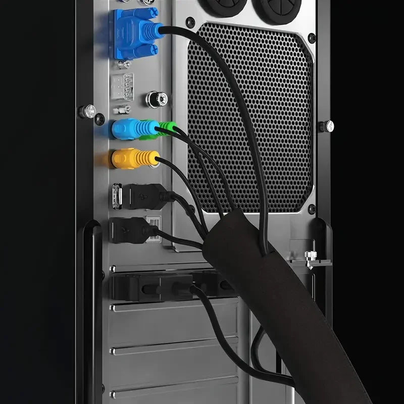 Organizador de Cabos com Zíper: Solução Simples e Eficaz para Acabar com a Bagunça! - UpgradeJá