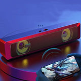 Soundbar Gamer com LED RGB: Som Potente e Iluminação para Seu Setup! - UpgradeJá