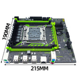 Kit Placa-Mãe ZSUS X99-8D4: Performance Poderosa para seu PC Intel Xeon E5 V3/V4!