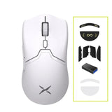 Mouse Gamer Delux M800 PRO – Sensor PAW3395, 26.000 DPI, Conexão Tri-Modo (Bluetooth/2.4G/USB), Switches Huano Rosa, Macros e Design Ergonômico para PC - UpgradeJá