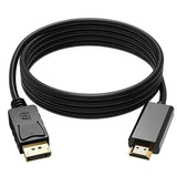 Cabo Adaptador DisplayPort (DP) para HDMI 4K - 1.8m | Conecte seu PC a Monitores e TVs - UpgradeJá