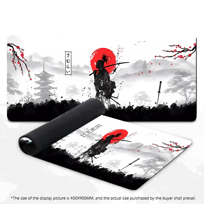 Mousepad Gamer com Estampa de Samurai - UpgradeJá