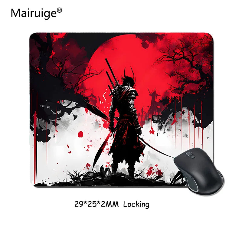Mousepad Gamer com Estampa de Samurai - UpgradeJá