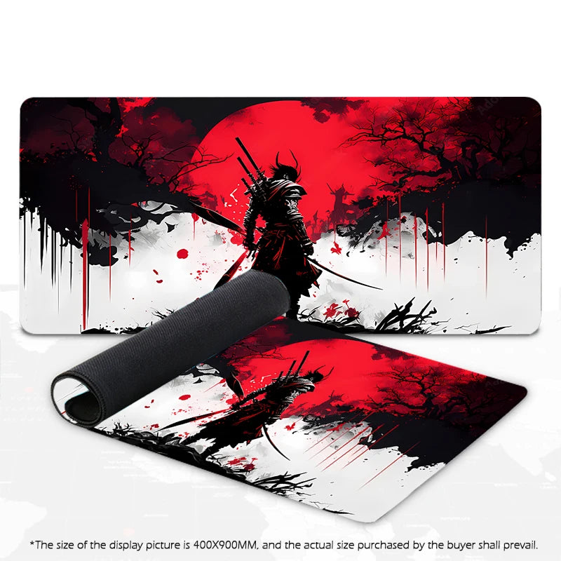 Mousepad Gamer com Estampa de Samurai - UpgradeJá