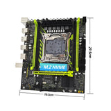 Placa-Mãe  MUCAI X99 P4 LGA 2011-3 para  Intel Xeon,  a DDR4 Quad Channel e  NVMe M.2 - UpgradeJá