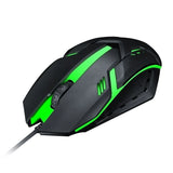 Mouse Gamer ALFA JX-M20 com Fio - 3200 DPI, LED RGB e Design Ergonômico - UpgradeJá