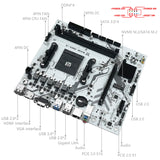 Placa-Mãe MACHINIST B450 AM4 | Ryzen (DDR4, M.2 NVMe) - UpgradeJá