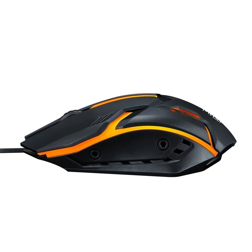 Mouse Gamer ALFA JX-M20 com Fio - 3200 DPI, LED RGB e Design Ergonômico - UpgradeJá