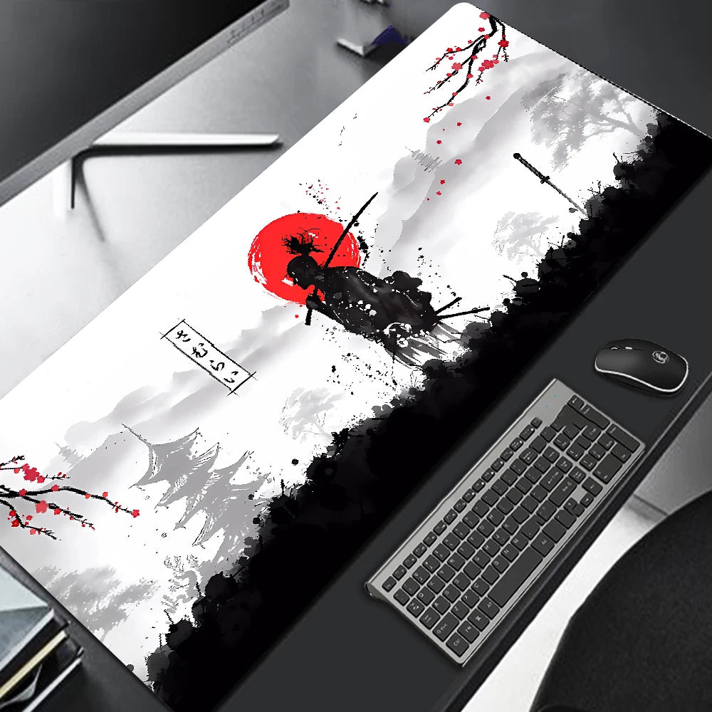 Mousepad Gamer com Estampa de Samurai - UpgradeJá