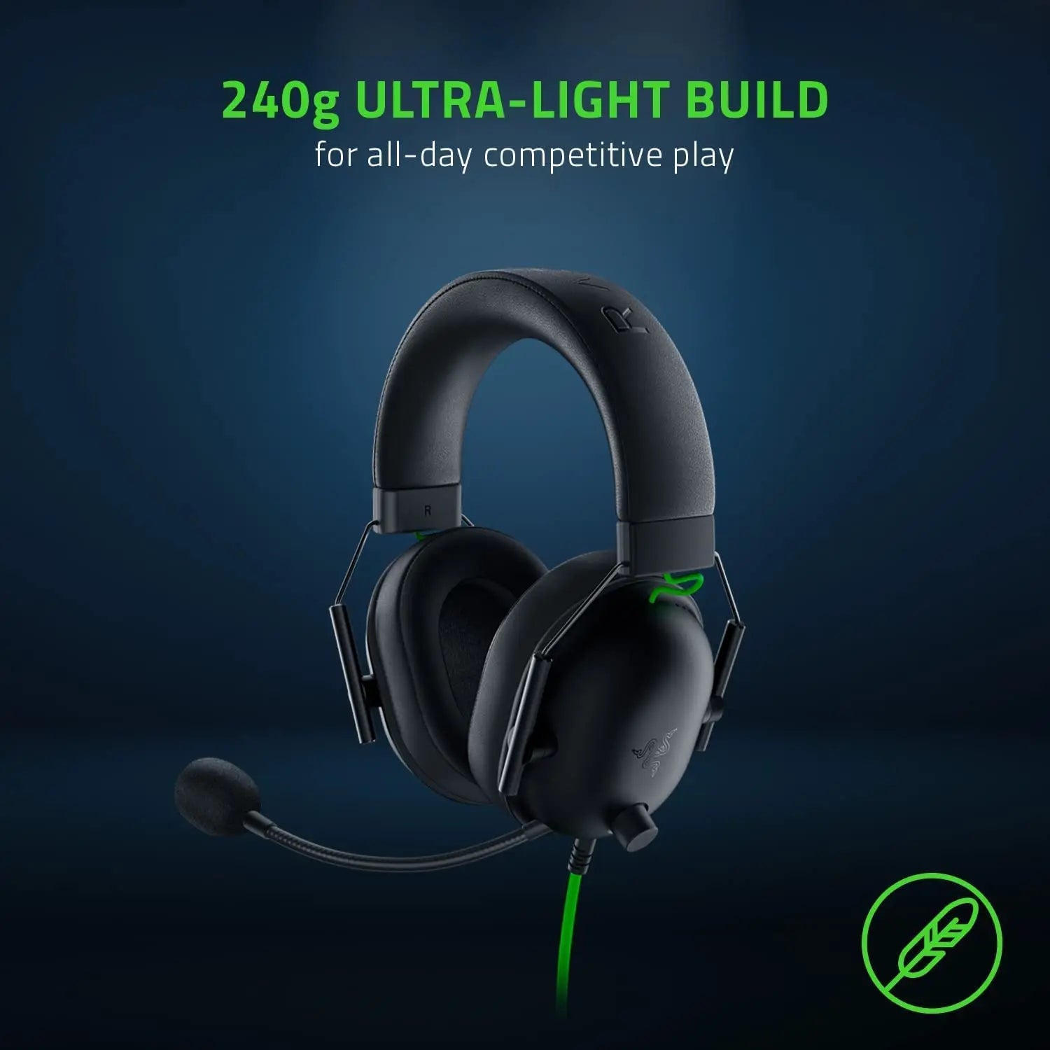 Razer BlackShark V2 X Wired Esports Headset Advanced Passive Noise Cancellation, 7.1 Surround Sound, Hyperclear Cardioid Mic - UpgradeJá