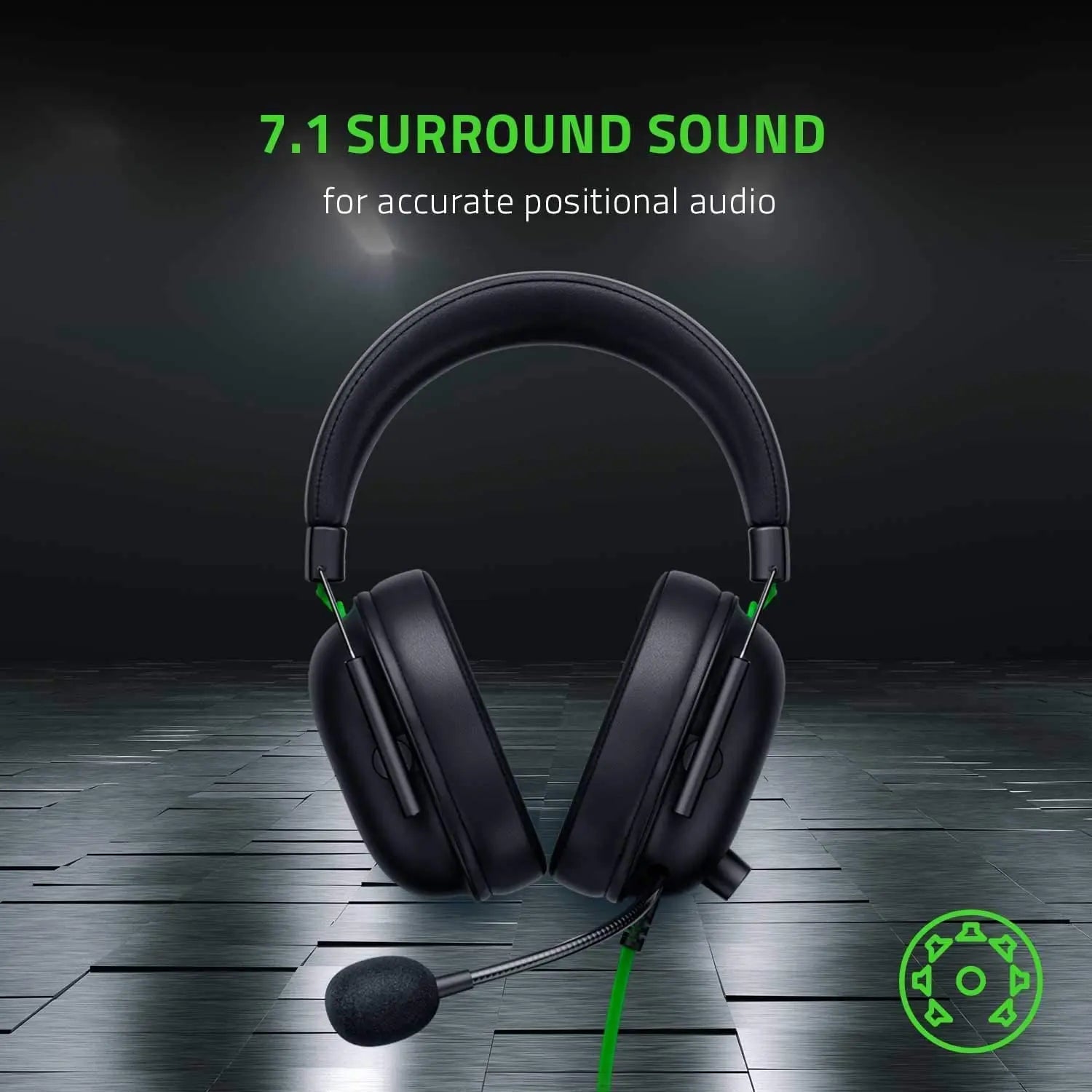Razer BlackShark V2 X Wired Esports Headset Advanced Passive Noise Cancellation, 7.1 Surround Sound, Hyperclear Cardioid Mic - UpgradeJá