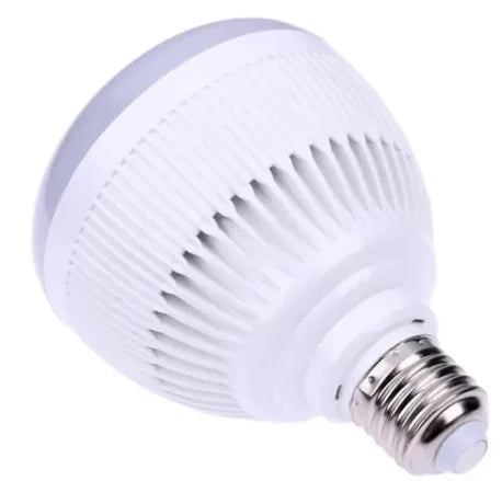 Lâmpada Musical Smart Bluetooth com LED RGB e Alto-Falante - 12W E27 + Controle Remoto - UpgradeJá