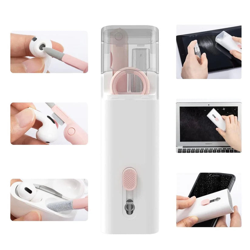 Escova de Limpeza 7 em 1 – Para Teclados, Celulares, Fones e Muito Mais - UpgradeJá