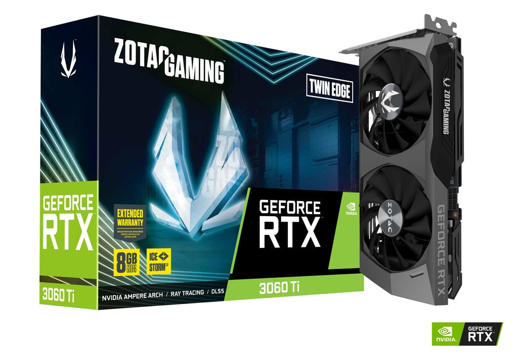 Placa de Vídeo ZOTAC GAMING GeForce RTX 3060 Ti Twin Edge 8GB GDDR6